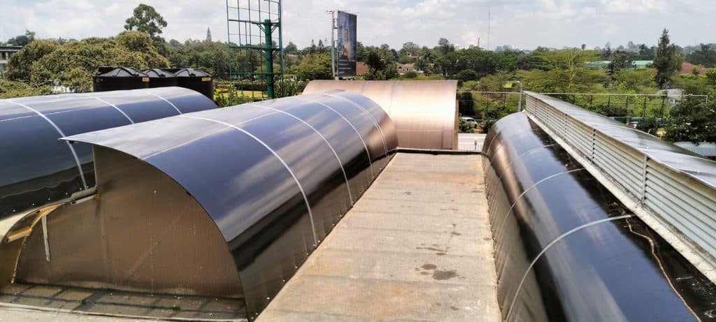 Our Work Polycarbonate roofing